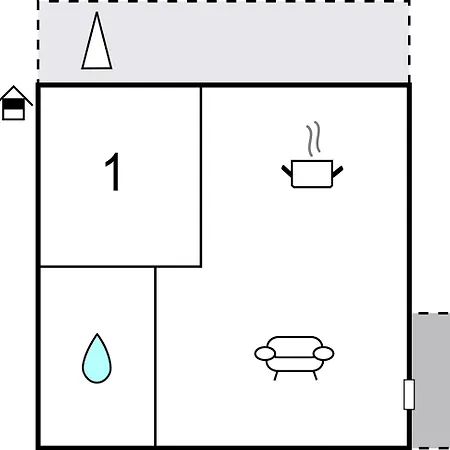 Appartamento One-bedroom In *